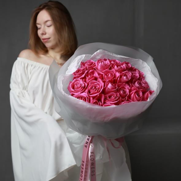Монобукет из роз 40см